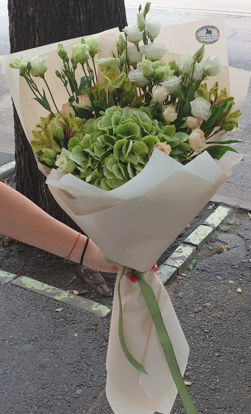 Buchet Hortensie Verde